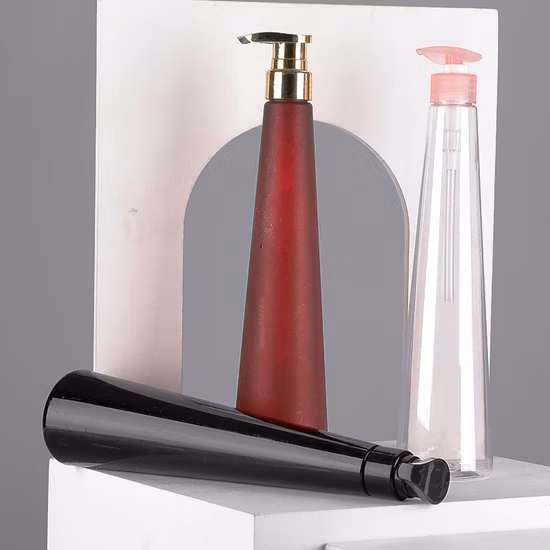 Garrafa pet transparente de capacidade diferente com bomba de spray